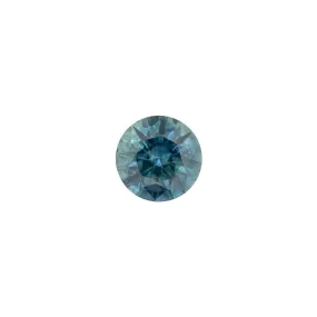 1.33ct Round Cut Teal Blue Montana Sapphire SR314