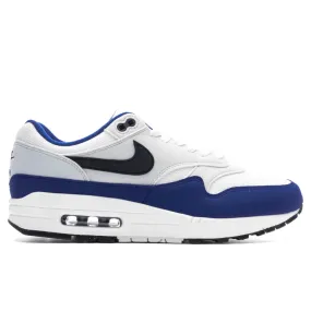 Air Max 1 - White/Black/Deep Royal Blue