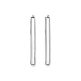 Alice Sterling Silver Post Earring with Rectangle Drop