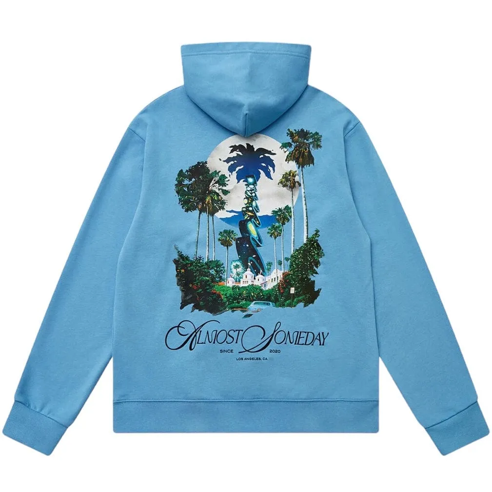 Almost Someday Stairway Hoodie (Baby Blue) C9-94