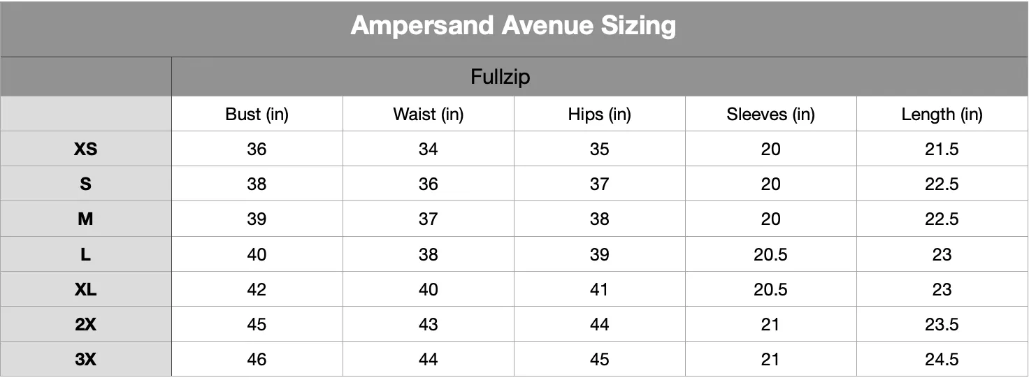 Ampersand Avenue Fullzip Sweatshirt Performance Fleece Poppy Seed