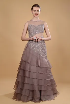 Ash Grayish Gown.