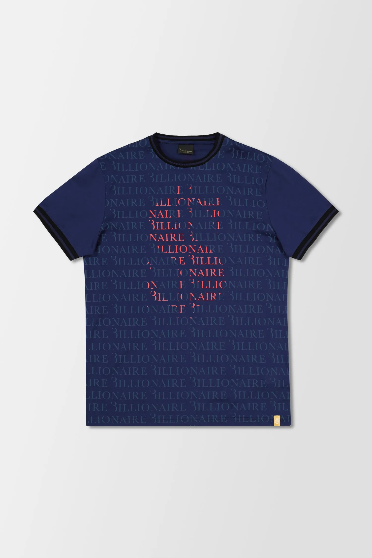 Billionaire Dark Blue SS Money T-Shirt