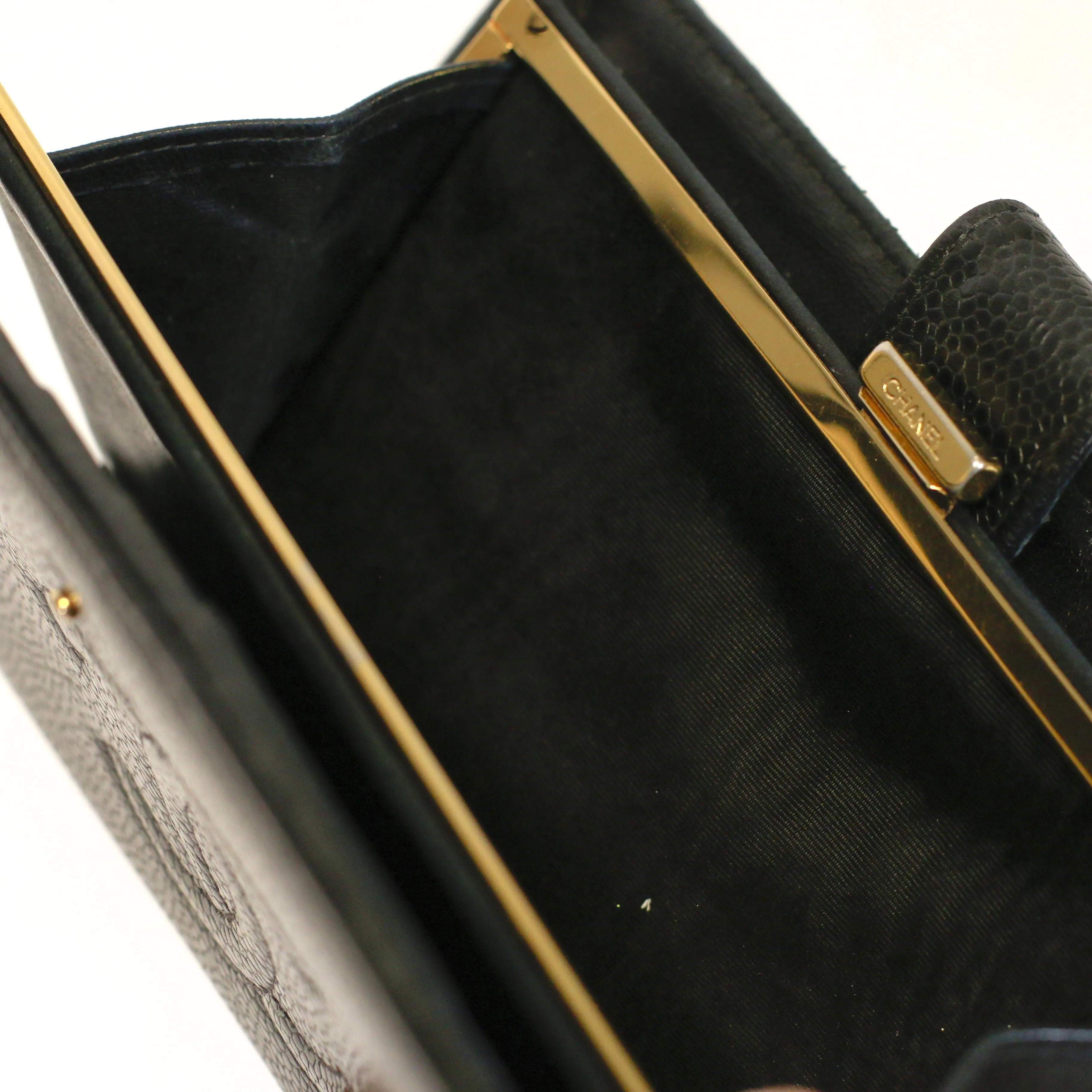 Black Caviar Timeless CC French Wallet