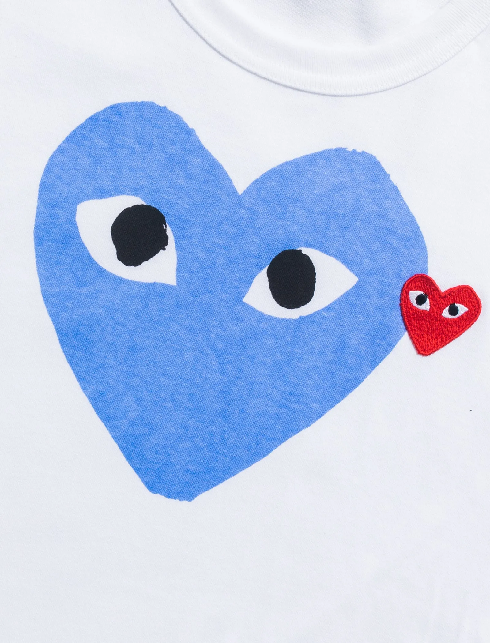 BLU/RED HEART TEE