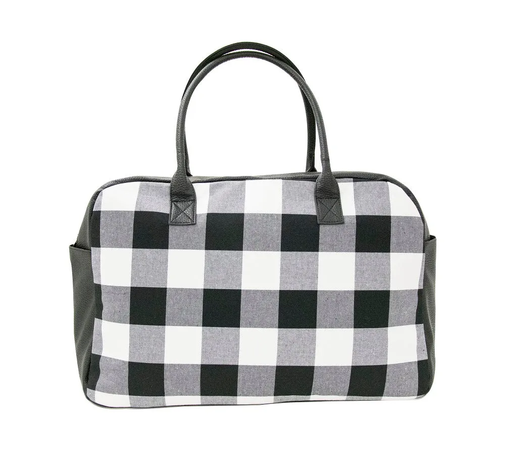 Buffalo Check Duffle Bag