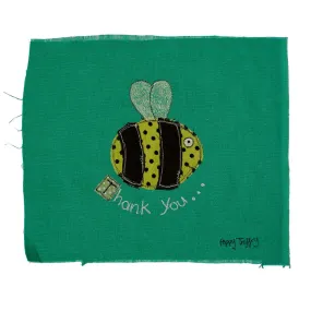 buzzy bee original embroidery (unframed)