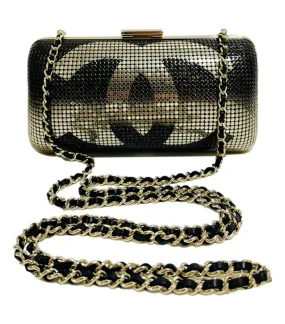 Chanel Chainmail 'CC' Logo  Hologram Minaudiere Bag