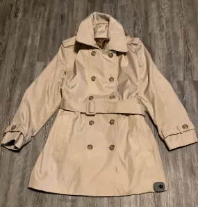 Coat Peacoat By Calvin Klein In Beige, Size: 1x