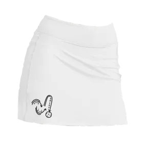 Dink Dink Smash (Black) | Women's Pickleball Skort