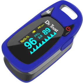 Dr Trust USA Professional Series Finger Tip Pulse Oximeter Sp02 check (Blue) 202