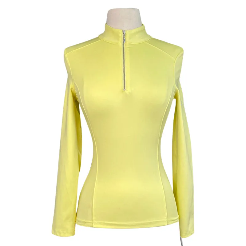 Equestrian Stockholm 'Vision' Top in Lemon - Women's XXS