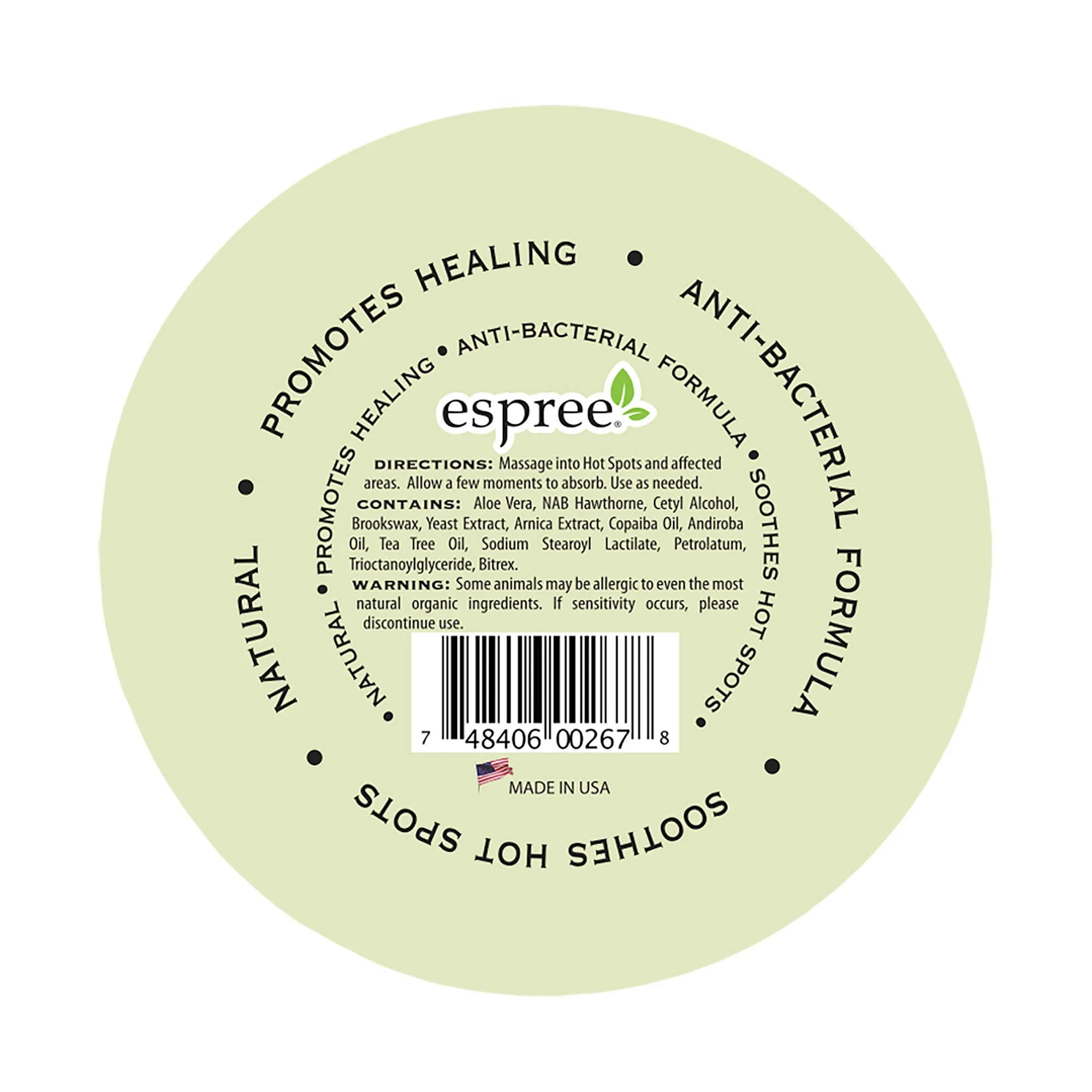 Espree Tea Tree & Aloe Healing Cream For Dogs 1.5 Ounce