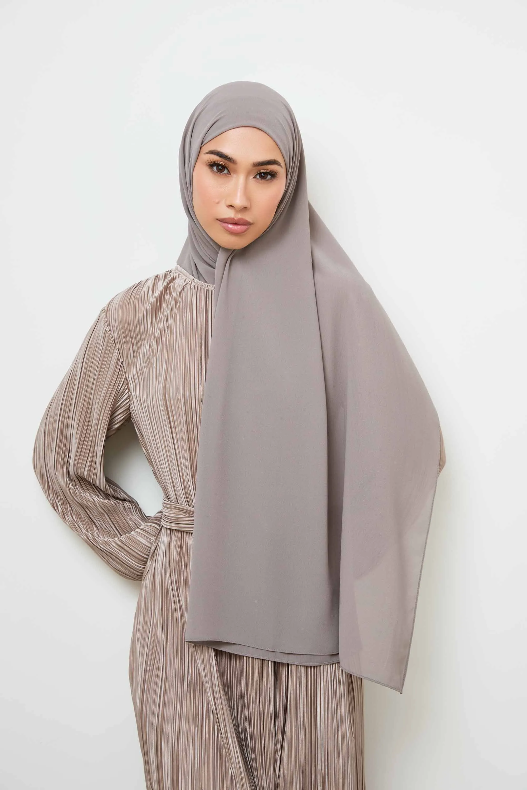 Essential Chiffon Hijab - Stormy