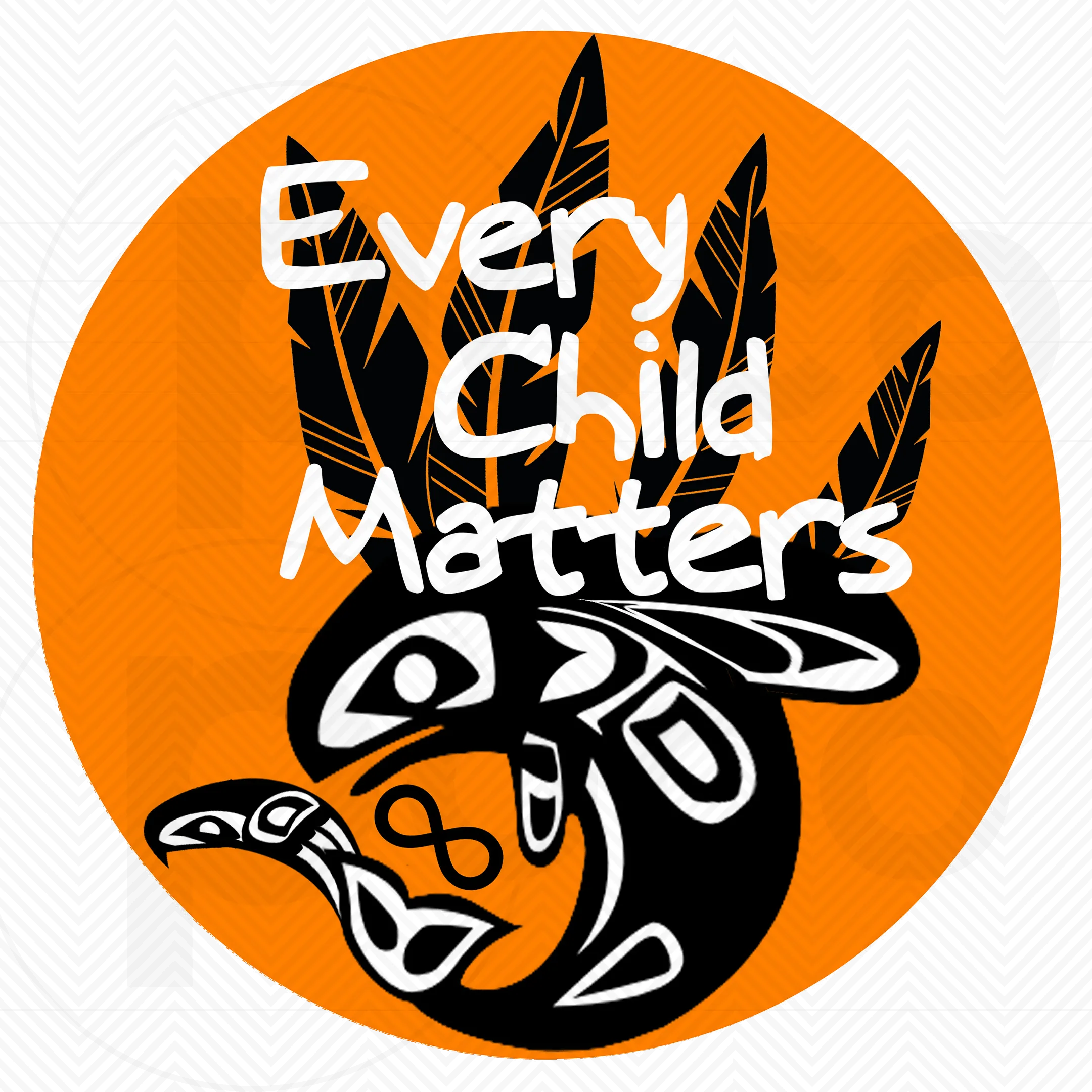 Every Child Matters 1 Inch Round Epoxy Cabochon