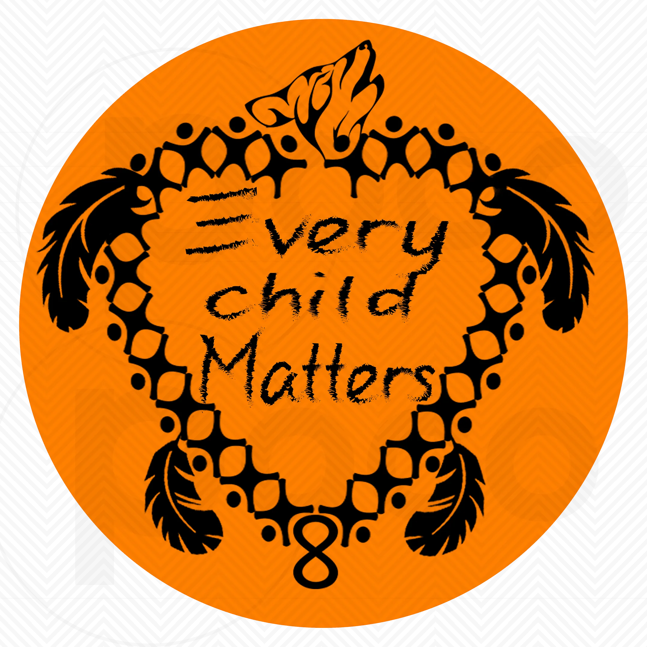 Every Child Matters 1 Inch Round Epoxy Cabochon