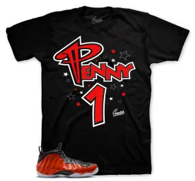 Foamposite Metallic Red One Penny Shirt