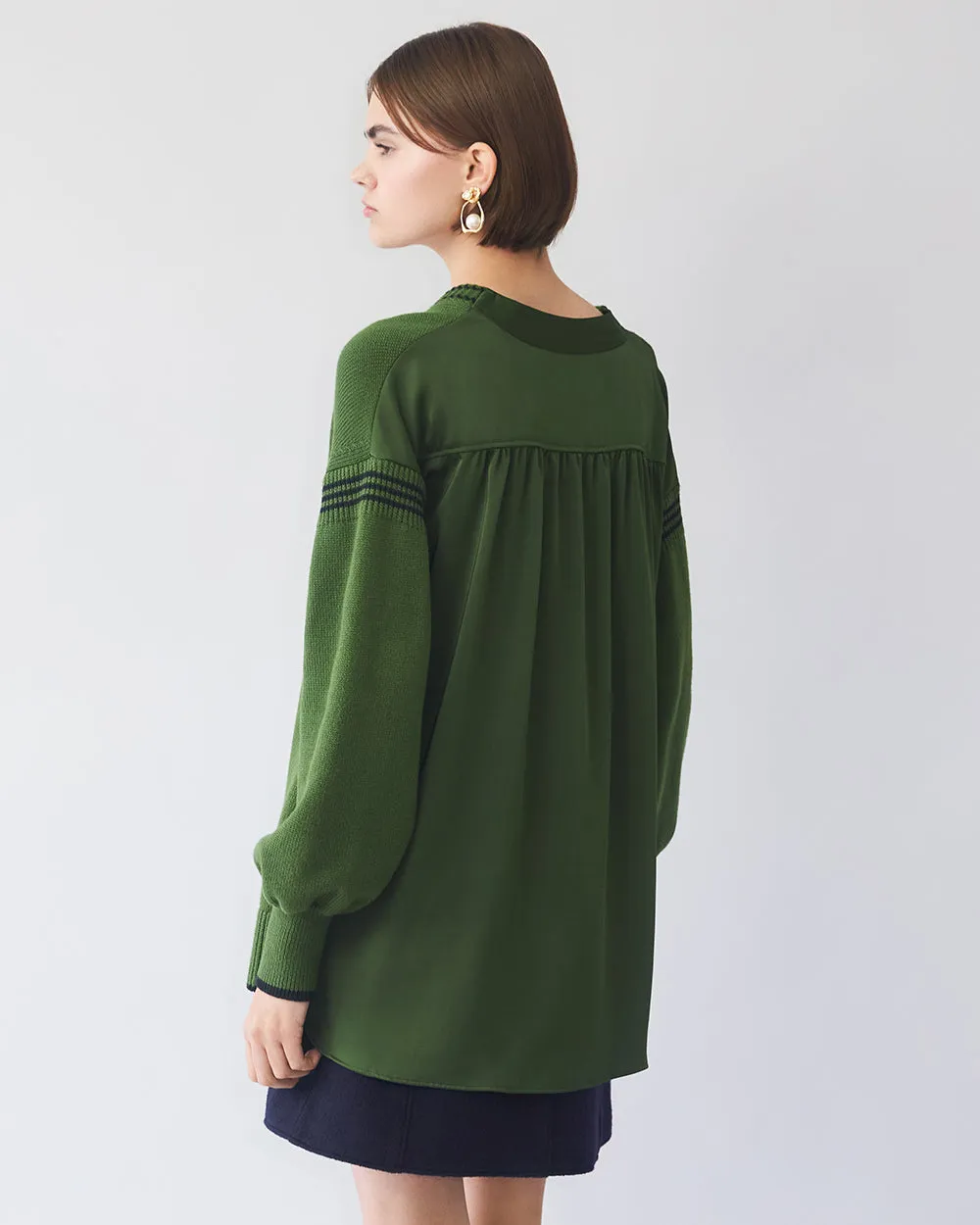 Forest Green College Cardigan