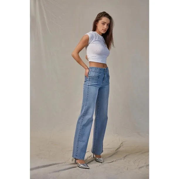 Galveston High Rise Denim