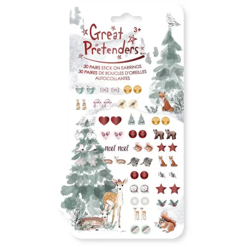 Great Pretenders Woodland Fawn  Stick on Earring Set