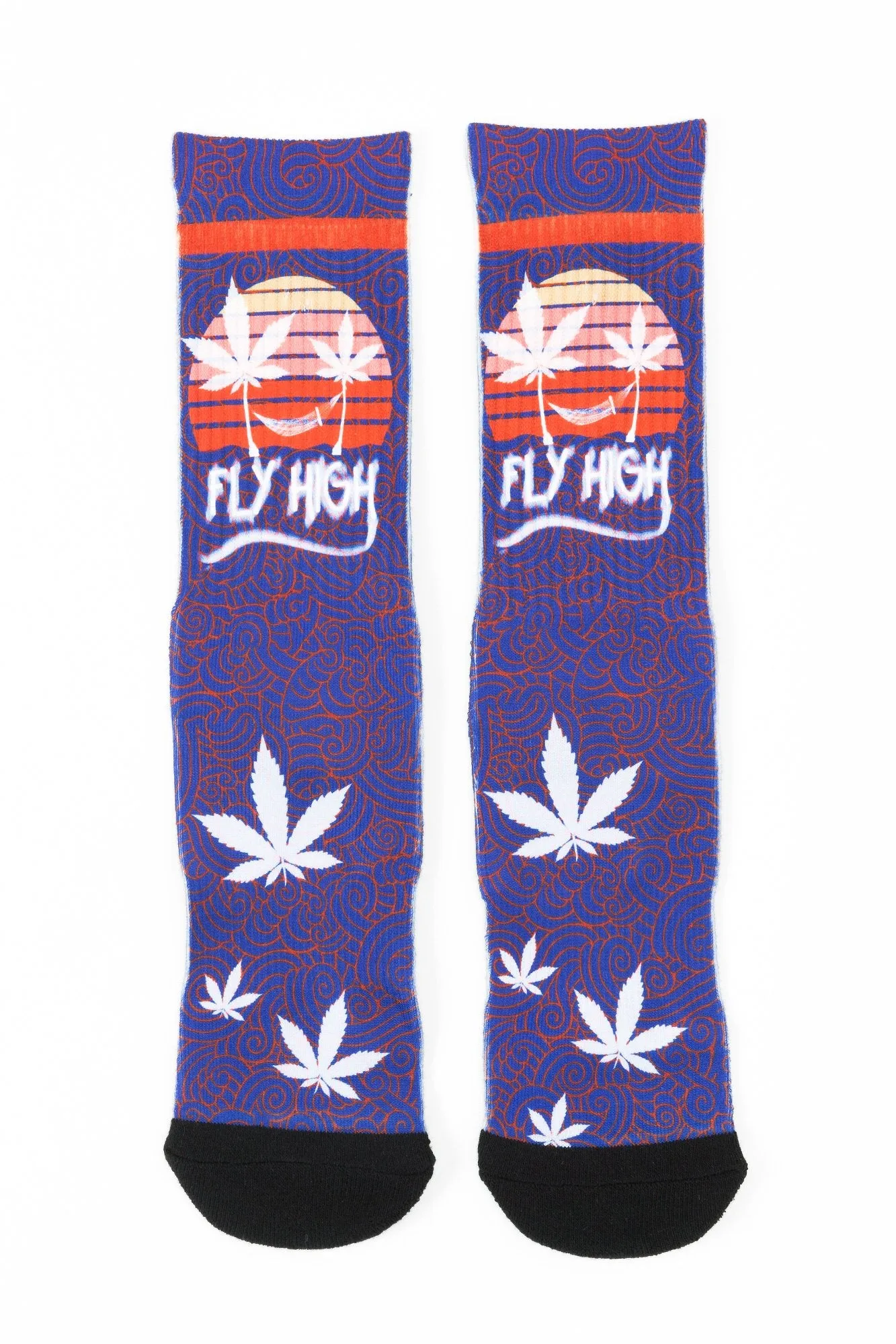 Guys Fly High Print Socks