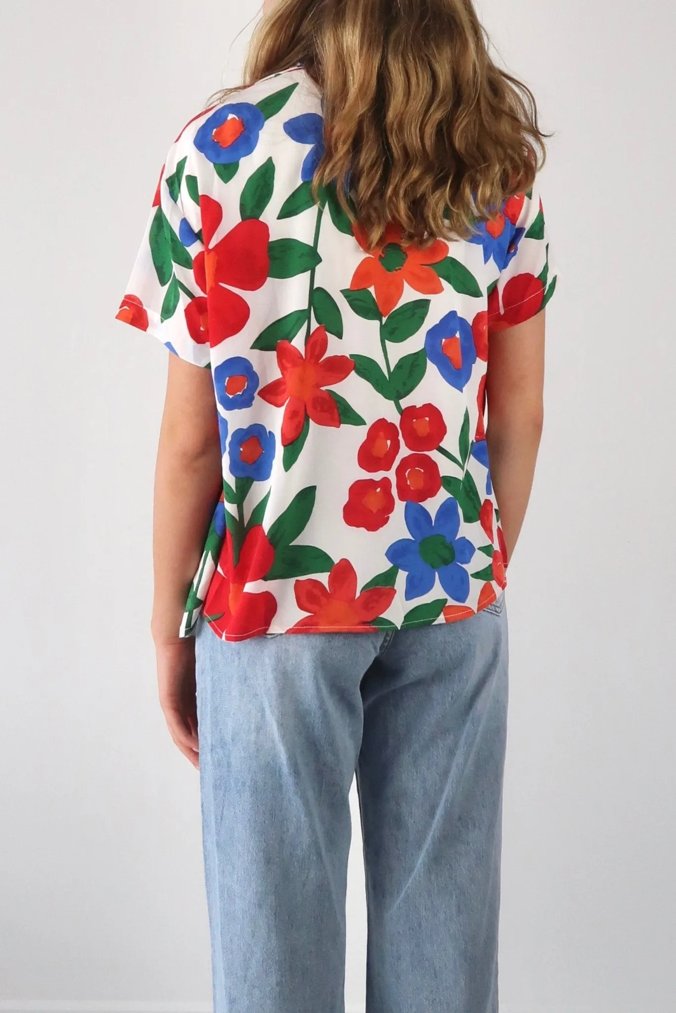 Haiwaii floral button down shirt