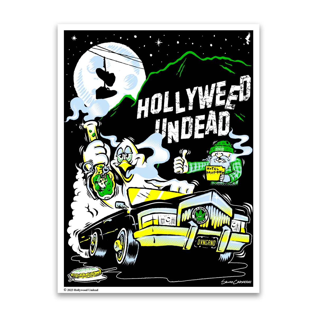 Hollyweed Velvet Poster