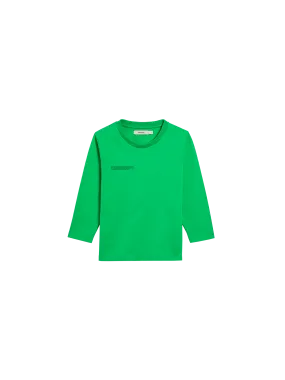 Kids' 365 Long Sleeve T-shirt—jade green