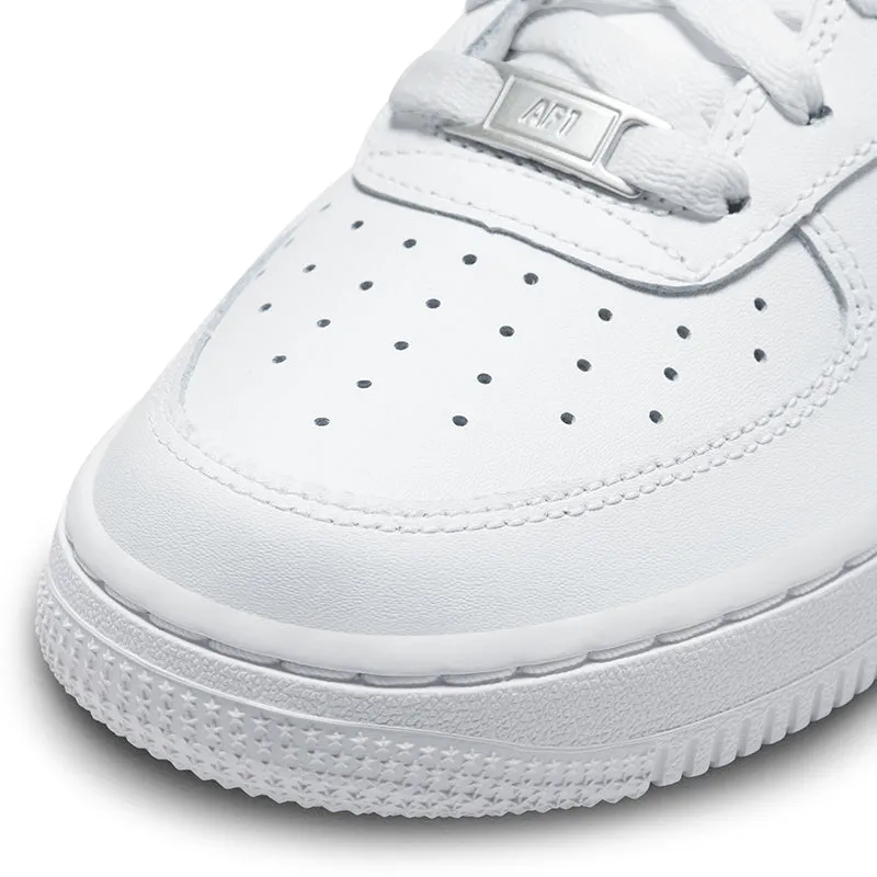 Kid's Grade School Air Force 1 White/White/White