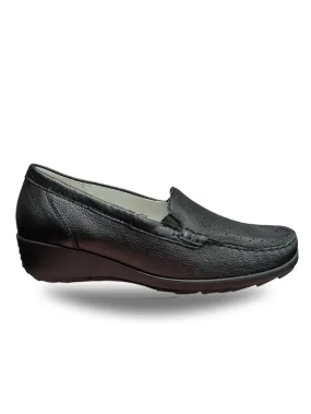 Ladies Waldlaufer Loafers Black Leather 348528 171 001 sale