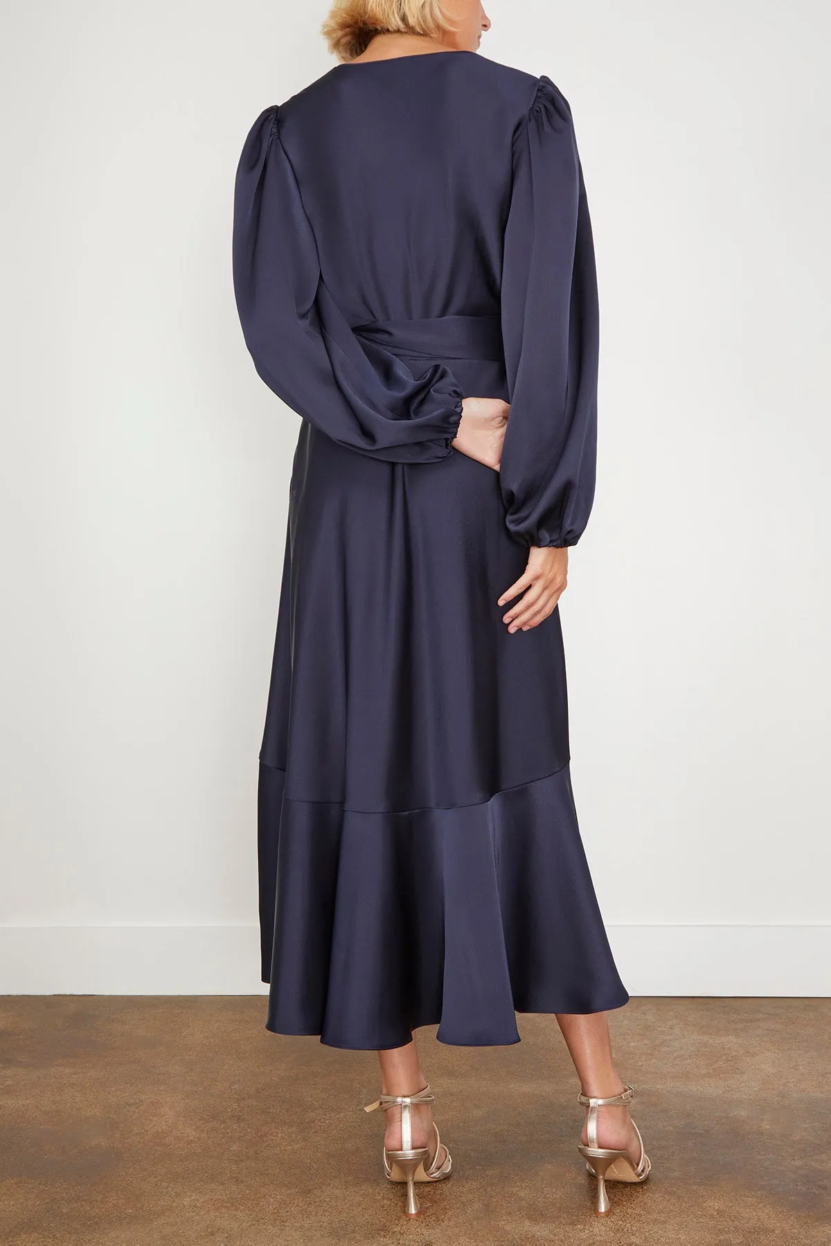 Long Sleeve Blaire Dress in Anthracite