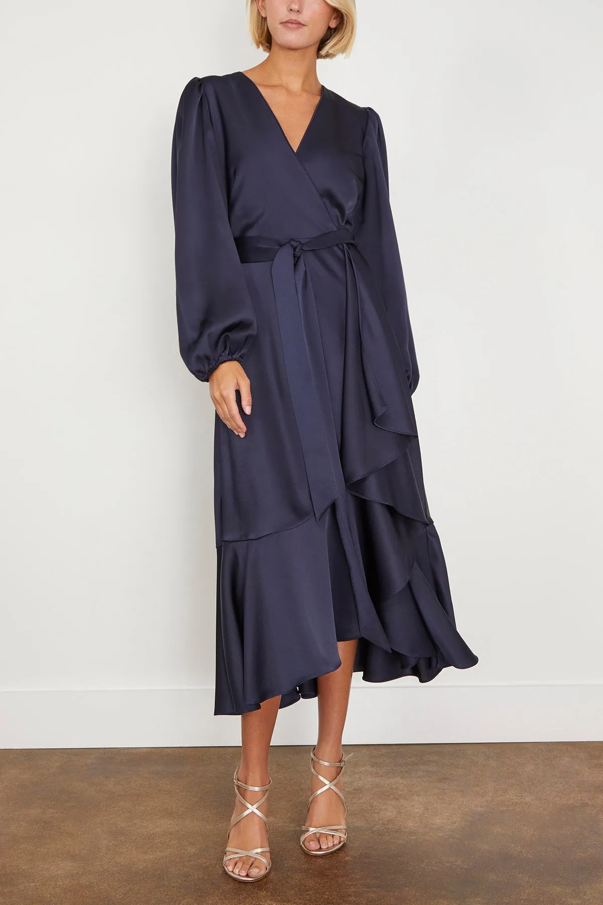 Long Sleeve Blaire Dress in Anthracite