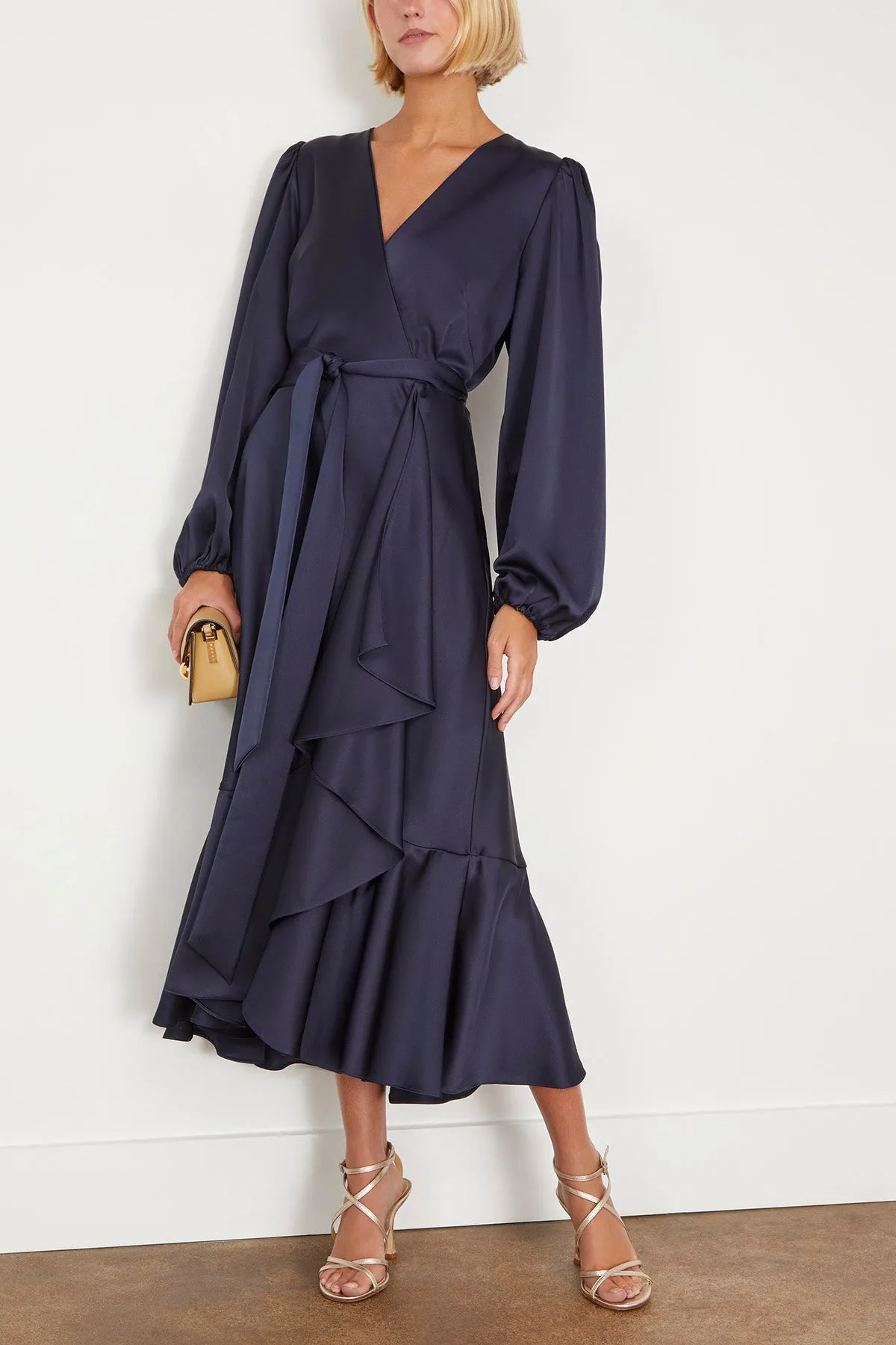 Long Sleeve Blaire Dress in Anthracite