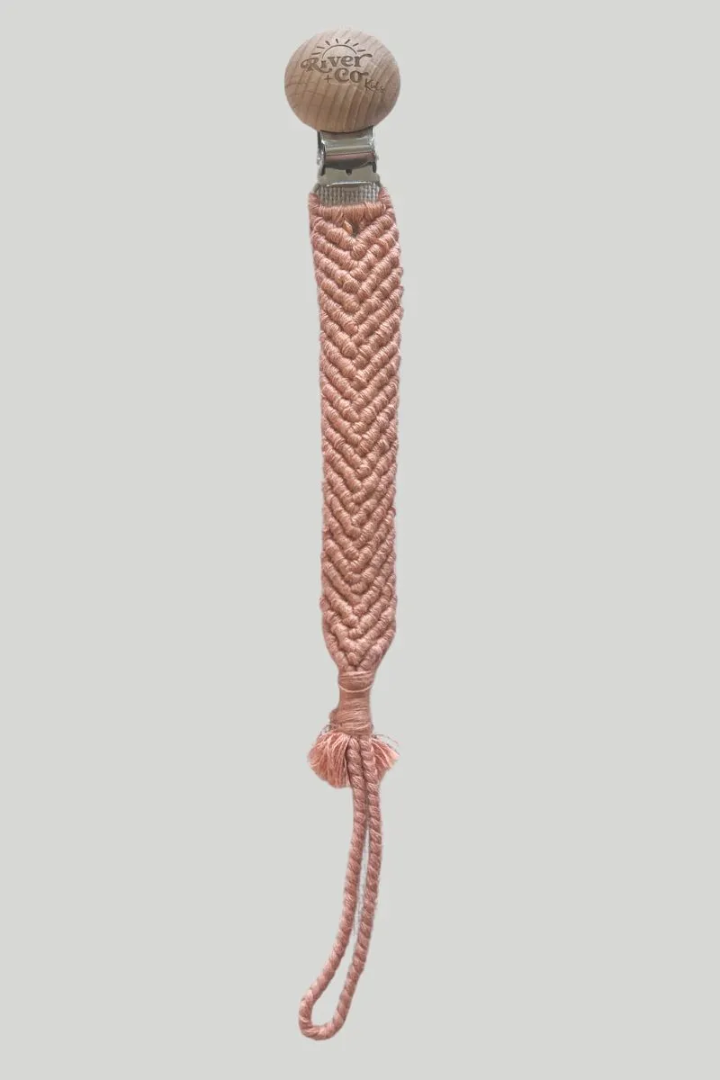 Macrame Pacifier Clip