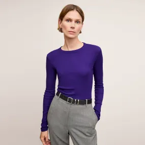 Malley Top - Organic Ribbed Pima Cotton :: Ube