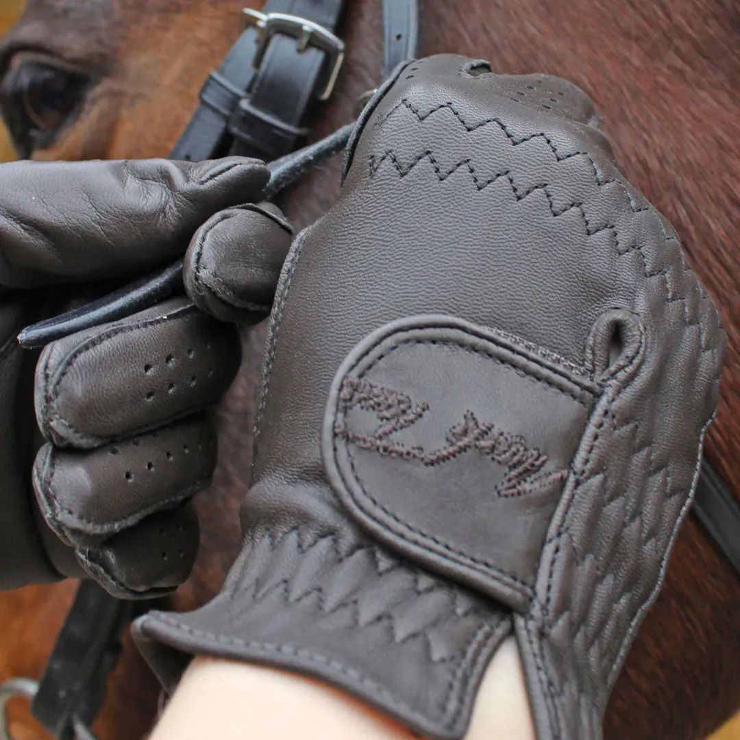 Mark Todd Adult Leather Riding Gloves