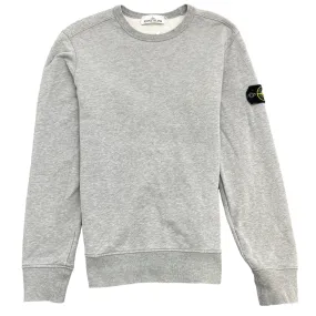 Men's Applique Logo Sweatshirt Grey Size M