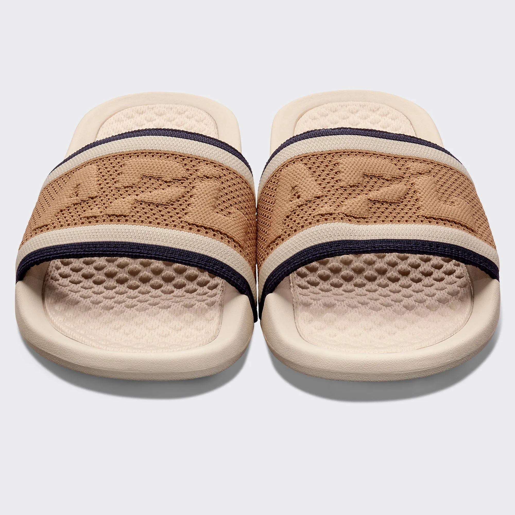 Men's Big Logo TechLoom Slide Alabaster / Tan / Navy