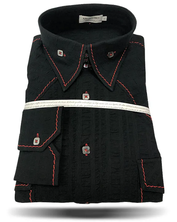 Men's Fashion Shirt - Indian Black