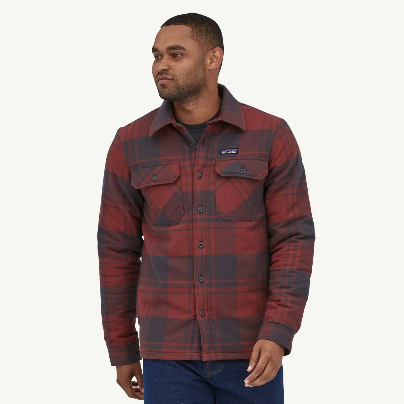 Men's Insulated Organic Cotton Midweight Fjord Flannel Shirt