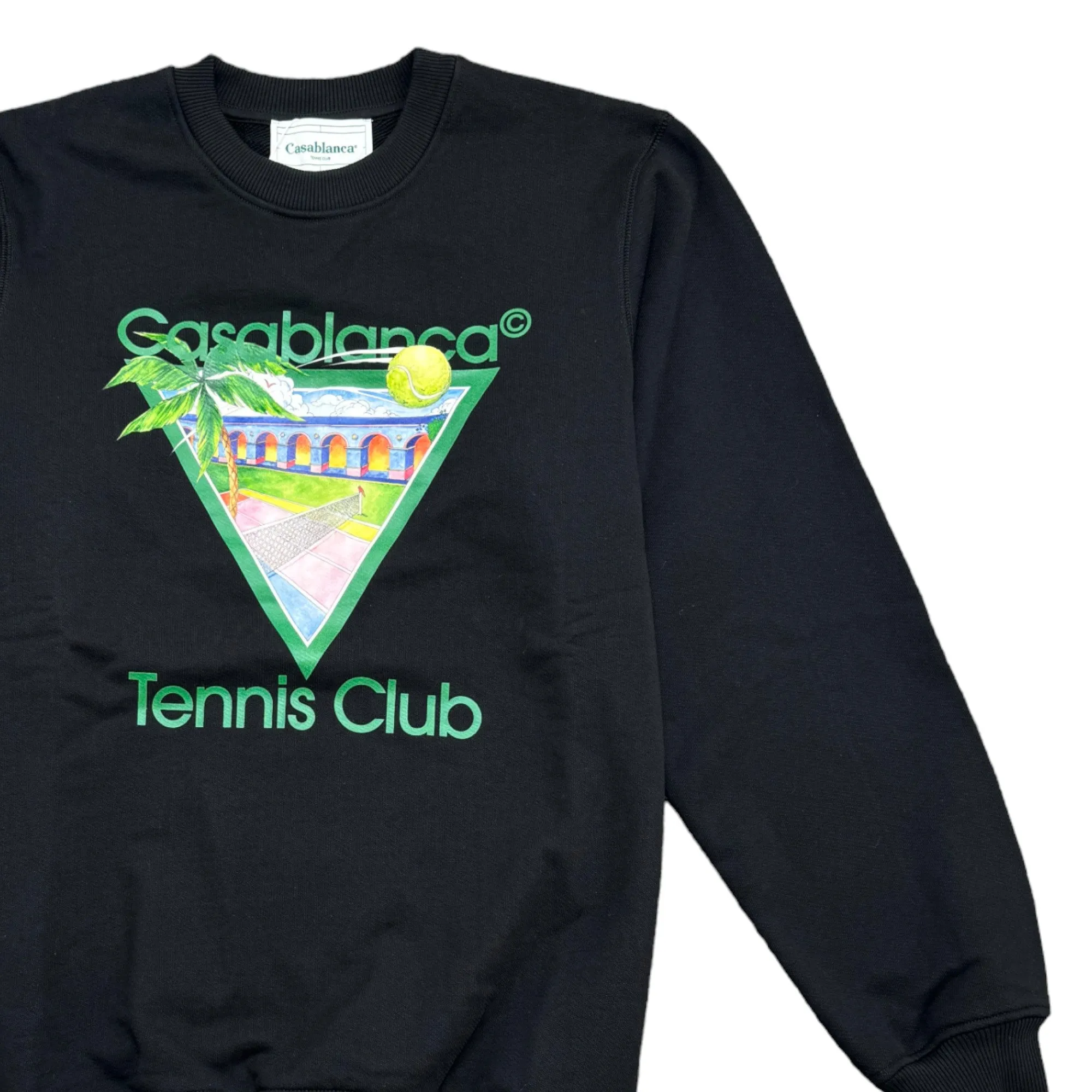 Men's Tennis Club Sweatshirt Black Size M