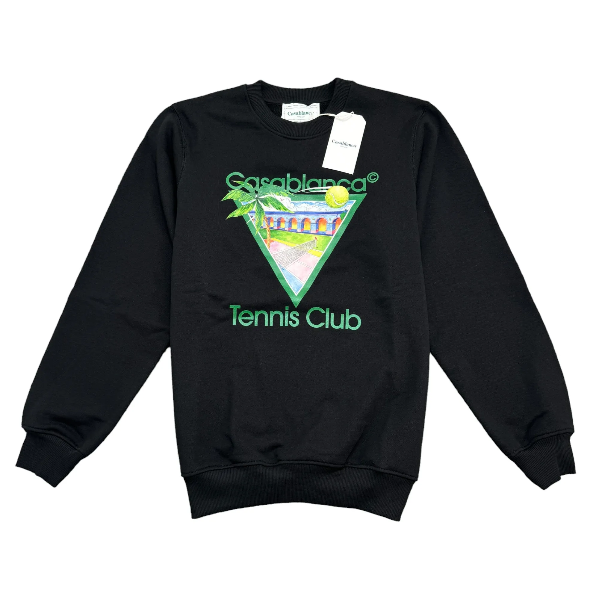 Men's Tennis Club Sweatshirt Black Size M