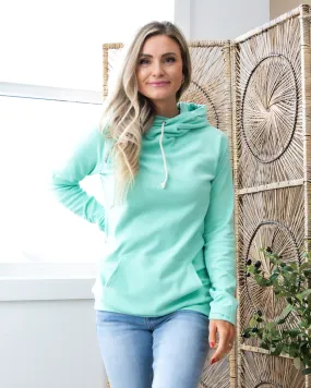 NEW! Ampersand Ave Aqua Doublehood Sweatshirt