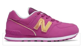 NEW BALANCE 574 Fashion Metallic Toddlers | Fusion/White (PC574MTP)