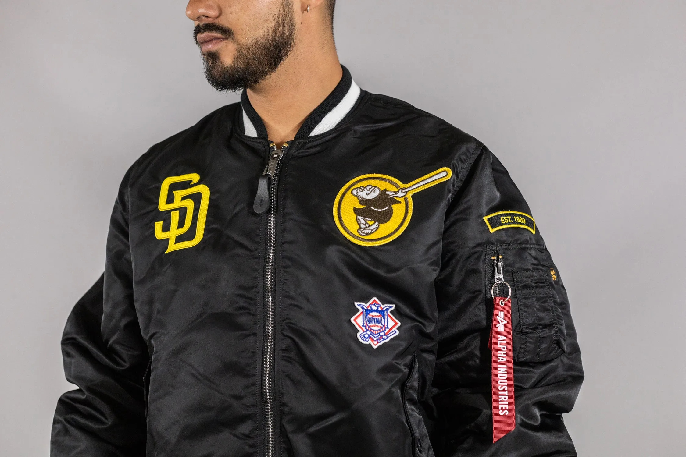 New Era Alpha Industries x San Diego Padres Reversible Jacket