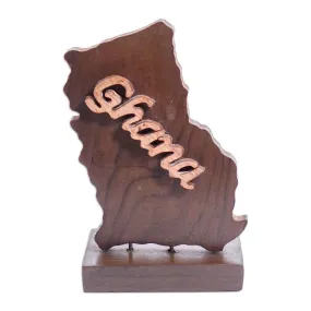 Novica Beloved Ghana Ebony Wood Sculpture