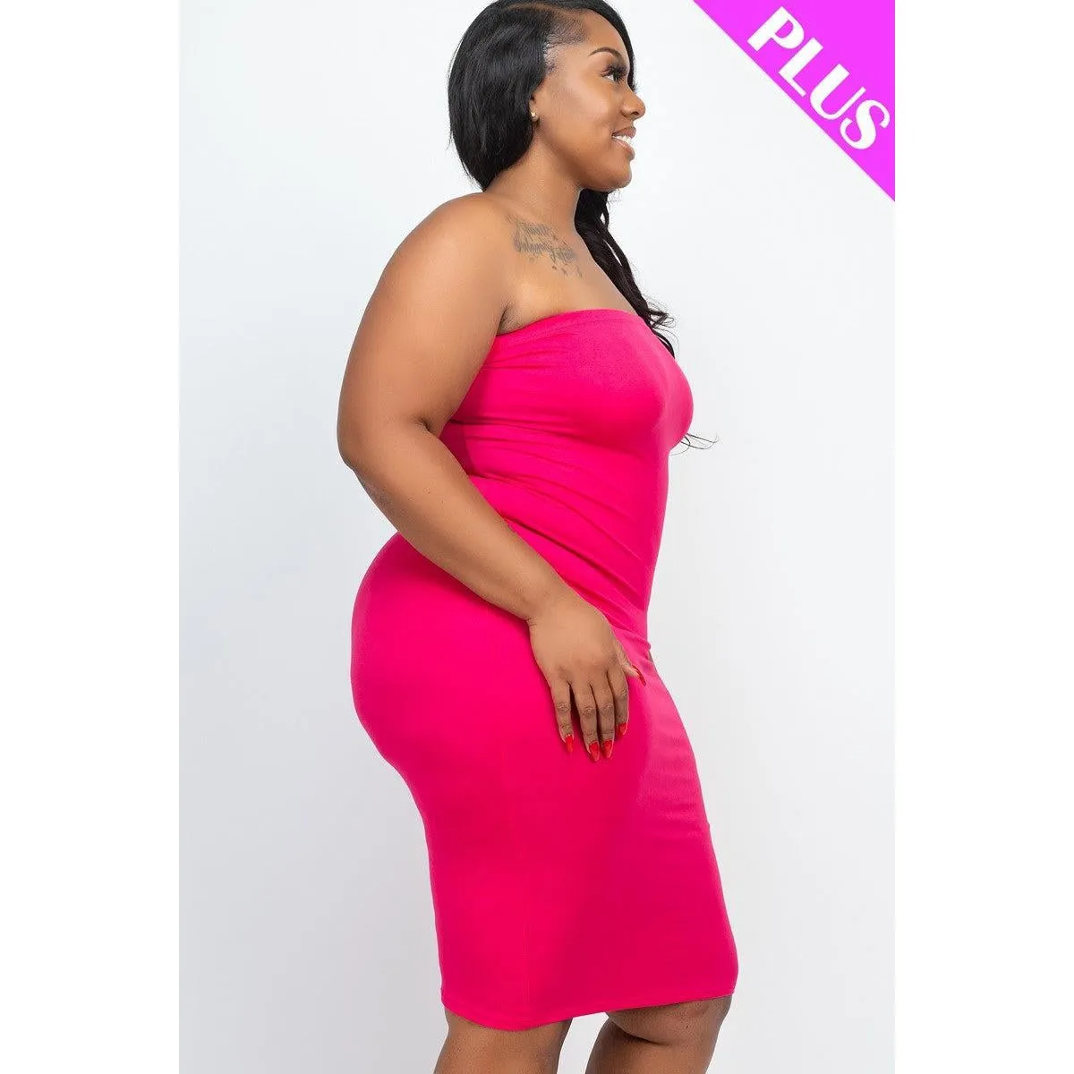 Plus Tube Bodycon Dress