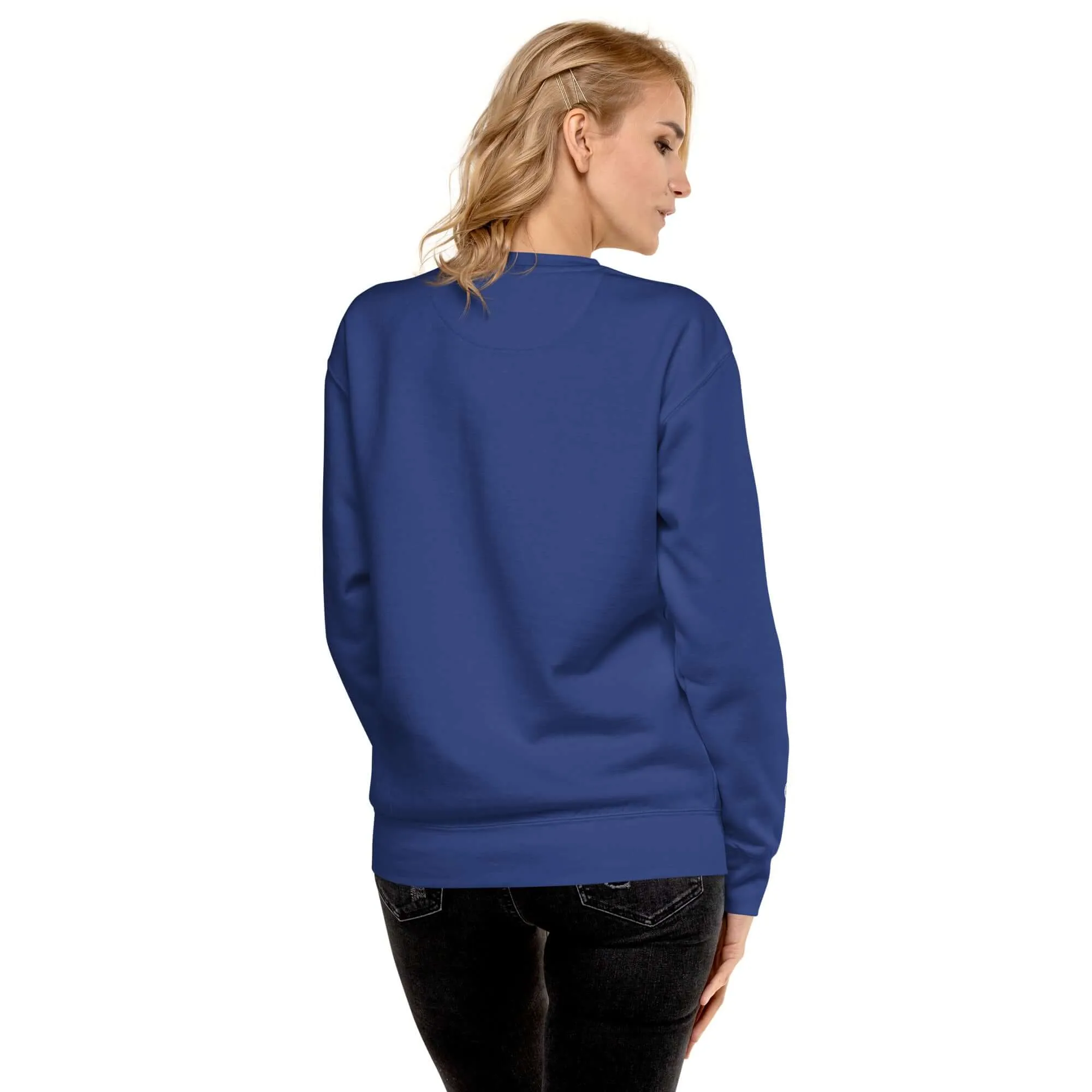 Premium Sweatshirt FIRENZE (Blau/Weiß)