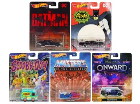 Retro Entertainment 2022 G Case 5 piece Set Diecast Model Cars by Hot Wheels