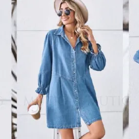 SAVANNAH denim dress